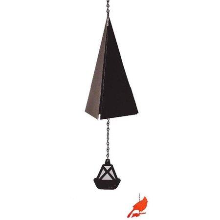 NORTH COUNTRY WIND BELLS INC North Country Wind Bells  Inc. 112.5006 San Francisco Bay Bell with cardinal wind catcher 112.5006